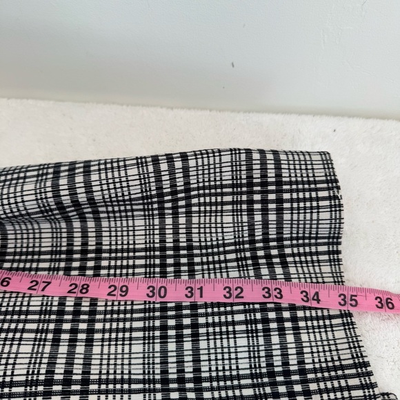 Classic Carolina Belle Black & White Plaid Open Front L Jacket Size L - Picture 8 of 8